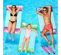 Swimming Pool Float Water Hammock Set, With 2 Air Pump