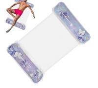 Swimming Pool Float - With a Sparkly Lake Raft Hammock - Inflatable Pool Deck Chair - Sunbathing at the Lake, River, Swimming, Parties,
