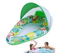 Swimming Pool Floats for Adults | Inflatable Pool Float with Canopy, Inflatable Water Hammock Pool Float for Adult - for Lake River Outdoor Summer Party Garden Swimming Tanning Bath