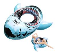 Swimming Pool Floats for Adults Inflatable Shark Pool Float for Swimming Pools Raft Large Rings for Summer Water Fun Party Supplies