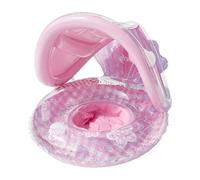 Swimming Pool Floats for Children, with Backrest Swimming Ring, Swimming Pool Float with Roof, for Children Water Lake Summer Travel Holidays Parties Game Summer Travel Holiday