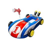 Swimming Pool Floats - Inflatable Floating Car for Swimming Pool for 105 X 85 Cm with Water | Cartoon Water Tower Floating Toy | PVC Pscine Float for Boys And Fill