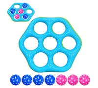 Swimming Pool Games, Hexagonal Ring Throwing Toy for Water | Floating Ring Game for 3 to 8 Years, Beach, Lake, Party, Holiday, Family Travel, Outdoor Park