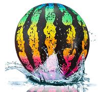 Swimming Pool Gaming Ball 9 Inch Underwater Ball with Hose Adapter, for Under Water Passing, Dribbling, Diving for Adult(Gradient Style)(Gradient Style)