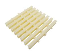 Swimming Pool Grates, ABS Floor Drain Cover for Above Ground Pools, Walkways & Showers - 18x100cm, 15 Pack Drainage Solution
