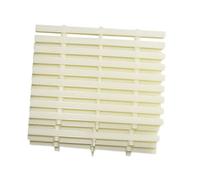 Swimming Pool Grates,Swimming Pool Drainage Grate - 4pcs 25x100CM ABS Plastic Overflow Covers, Interlocking Drain Mats for Effective Water Management, Durable and Weather