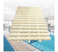 Swimming Pool Grille Drain Cover, 4 PCS Splicing Channel Drain for Decks, Bathrooms & Kitchens - 18x100CM Activity Drainage Ditch Solution