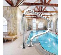 Swimming Pool Handrail, 304 Stainless Steel Step Safety Handrails for Inground Pools, Easy Installation for Spa and Water Park Use