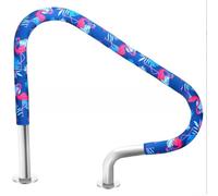 Swimming pool handrail cover with non slip to enhance safety and reduce slipping risk on pool handrails for secure pool entry and exit (4FT)