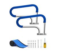 Swimming Pool Handrail - Durable Grab Rail with Self-Tapping Screws for Safe Mounting, Ideal for Garden and Backyard Pools, 78x57cm