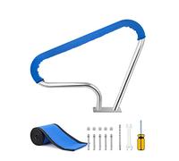 Swimming Pool Handrail, Easy Mount Grab Rail with Self-Tapping Screws, Durable Safety Grab Bar for Garden and Backyard Pools, Non-Slip Design