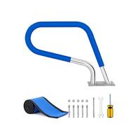 Swimming Pool Handrail - Mounted Braced Grab Rail with Self-Tapping Screws for Garden and Backyard Pools