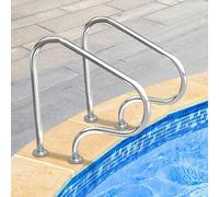 Swimming Pool Handrail, Stainless Steel Safety Grip with High Load Capacity for In-ground Pools, Water Parks, and Spas