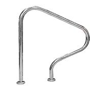 Swimming Pool Handrails and Safety Bumper Handles, Upper and Lower Support Rods for Private Pool Entertainment and Safety