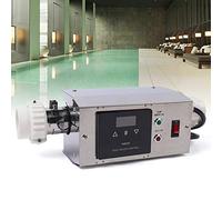 Swimming Pool Heater 3 kW Thermostat Heat Exchanger for Spa Pools, Bathtubs - Electric Pool Heater Ideal for Swimming Pools - Bath Heat Pump
