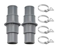 Swimming Pool Hose Adapter - Pool Hose Connector Kit With Leakproof Design | 2 Pieces Cleaning Filter System Fittings For Beginners, Pros, Users