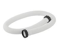 Swimming Pool Hose with 2 Inch Internal Thread Fitting, Flexible Pool Pump Hose, 38mm x 150cm Grey Replacement Hose for Pool Filter and Water Circulation (White)