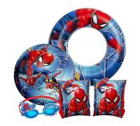 Swimming Pool Inflatables for Kids - Girls & Boys Pool Float Bundle of 20" Beach Ball, Arm Bands, Googles & Swim Ring Tube for Swimming Pool Activities, Water Park, Beach Games (Style_4)