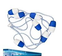 Swimming Pool Lane Divider - High Visibility Safety Rope, Pre-Assembled Buoy Line, Multi-Use Swimming Marker, Pool Track Divider Line for Home, Public and
