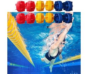Swimming Pool Lane Dividers Divider And Float Line Floats To Divide Divider Floats Pre-Assembled Water Area Line Float Kit Steel Wire Ro 9M/29.53Ft