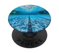 Swimming Pool Lane Sunrise Swim Swimmers PopSockets Swappable PopGrip