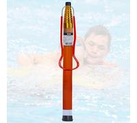 Swimming Pool Life Saving Hook and Pole - Sturdy Reflective Rescue Lifesaving Poles for Lifeguards, Supports 120kg/240lbs for Adults, Children, and Elderly at Docks and Yachts