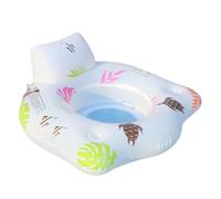 Swimming Pool Lounger Float - Inflatable Pool Chair, Color Changing Lights, Floating Lounger | Floating Sofa With Cup Holder, Portable Raft, Back Rest Support