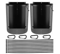 Swimming Pool Net Organizer Portable Waterproof Mesh Reusable Charging Mesh 2 Pack Storage Brackets Adjustable Float Container Heavy Duty Material Outdoor Equipment