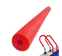 Swimming Pool Noodle, 48Inch Flexible Hollow Floating Foam Noodles Float Aid Woggle Logs Noodles for Aerobics Craft Projects Parties Water Sports Multi-Purpose (Red)