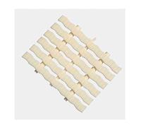 Swimming Pool Overflow Grille, Shower Drain Filter Cover, ABS Overflow Grille Cover, Suitable For Swimming Pool, Patio, Garden Drains(White,25x100CM/10pieces)