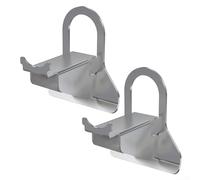 Swimming Pool Pipe Holders, Fits For Intex Pools with Hose Diameter 26 38mm, Made of Sturdy Stainless Steel (2pcs)