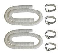 Swimming Pool Replacement Hoses 2pcs, Pool Pump Replacement Hose 1.25" Diameter 59”Long - Filter Pump Hose for Filter Pump 330 GPH, 530 GPH, and 1000 GPH