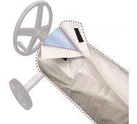 Swimming Pool Roll Cover Protector, Solar Blanket Roller Reel Waterproof Cover Sun-Screen Cover For Pools Solar Blanket, 210D, For Outdoor Heavy Duty Garden(Size:610x96cm,Color:grey)
