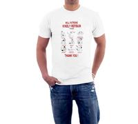 Swimming Pool Rules T-Shirt Retro Lifeguard Laws No Petting Tee Sillytees WhiteL