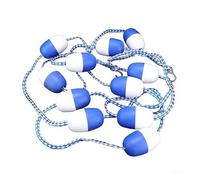 Swimming Pool Safety Cord - Divider Rope with Buoy Hook for Pool Safety, 35m Long (115 Feet) - Durable and Reliable Pool Safety Solution