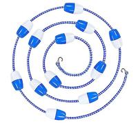 Swimming Pool Safety Divider - 49.2ft Lane Lines Rope with Floats, Preassembled Pool Divider for Shallow & Deep Ends, Ideal for Inground Pools, Secure Float Attachment