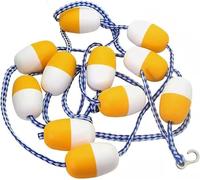 Swimming Pool Safety Divider String,Pool Rope Buoy Floats,Lane Divider Floats Effective Visibility Floating Swim Lane Line(L20m/65ft)