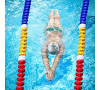 Swimming Pool Safety Float Divider Rope Kit with Buoys and Hooks | Essential Inground Pool Separation and Safety Accessories