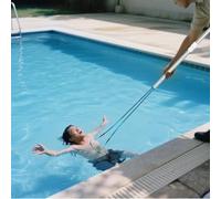 Swimming Pool Safety Hook, 3.3FT Swimming Pool Life Saving Pole Aluminum Telescopic Pole, Drowning Person Emergency Life Saving Rescue Equipment