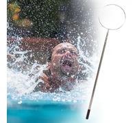 Swimming Pool Safety Ring with Telescopic Pole, Stainless Steel Water Rescue Hook Tool for Emergency Life Saving, 3.5m/11.5ft Length