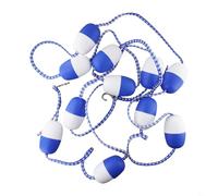 Swimming Pool Safety Rope 5m With 7cm Float Balls, Nylon Lane Divider