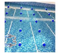 Swimming Pool Safety Rope Kit, Lane Line Floating Barrier for Shallow and Deep Ends, Essential Safety Equipment for Pools, Durable and Easy to Install