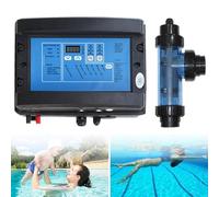 Swimming Pool Salt Chlorine Generator, 30g/h Electrolytic Chlorinator for Above Ground and In-Ground Pools, Effortless Chlorine Production, Corrosion-Resistant Cell, Easy Installation