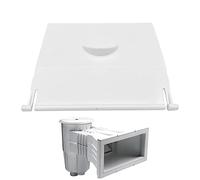 Swimming Pool Skimmer Cover 14.5x12.5cm Pool Skimmer Door Flap Pool Skimmer Weir With Foam Insert Weir Gate Pool Skimmer Replacement Parts For Ground Swimming Pool