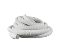 Swimming Pool & Spa 18m Swivel Cuff Vacuum Hose White 38mm Diameter