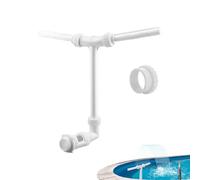 Swimming Pool Sprinkler | Double Head Fountain for Buried Pool | 360° Swivel Pump with Watering Adapter Stylish Design Refreshing for Garden Patio Summer Relaxation Planning