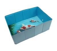 - Swimming Pool - Square Foldable PVC Paddling Tub, Portable Puppy Bath, Non-Slip Dog Washing Container, Easy Storage for Pets Outdoors, Thick Waterproof Mat