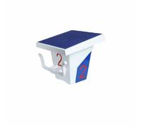 Swimming Pool Starting Block,Pool One Step Diving Starting Block and Swimming Competition Jumping Platform Heavy Duty Stainless Boards for Inground(Light Blue)