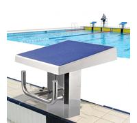 Swimming Pool Starting Block, Two-Step Non-Slip Diving Platform, 550LBS Load, Fiberglass Competition Diving Platform for Athletes, Ideal for Swim Meets and Training