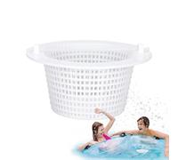Swimming Pool Strainer Basket - Pool Skimmer Baskets | Home Use Floating Stain Leaves Remover Replacement with Handle for Hotel Apartments Home Water Maintenance